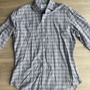 Gray Checkered Men's Shirt Ledbury